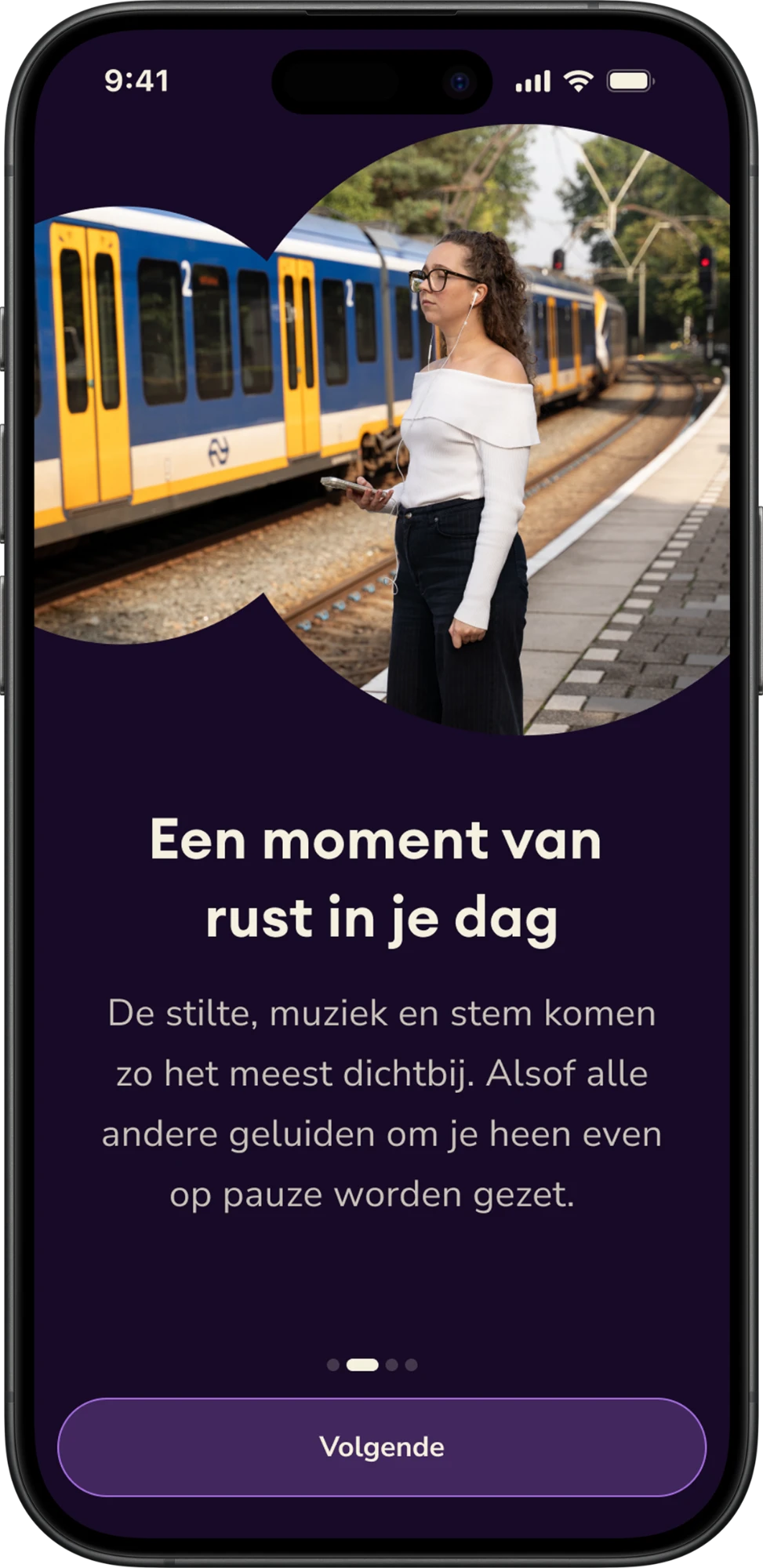 De Ontprikkelapp op een telefoonscherm